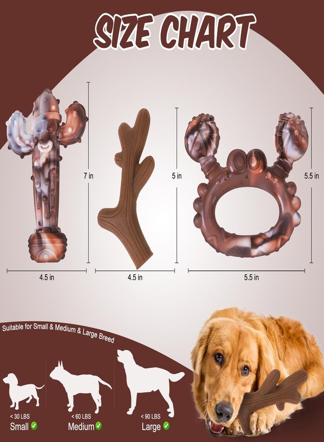 كولتيل ألعاب كولتايل للكلاب في عيد الميلاد، مثالية للكلاب التي تمضغ بقوة، عبوة من 3 قطع من عظام الكلاب المتينة غير القابلة للتلف، مناسبة للكلاب متوسطة وكبيرة الحجم، لعبة مضغ قوية لإبقاء كلبك مشغولاً، أفضل هدية للكلاب لتنظيف أسنانها وتدريبها - Image 2